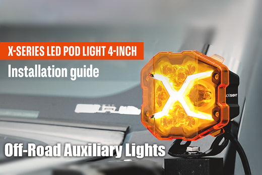 Novsight X Series LED Pod Light Installation Tutorial Guide Novsight X Series LED Pod Light Installation Tutorial Guide