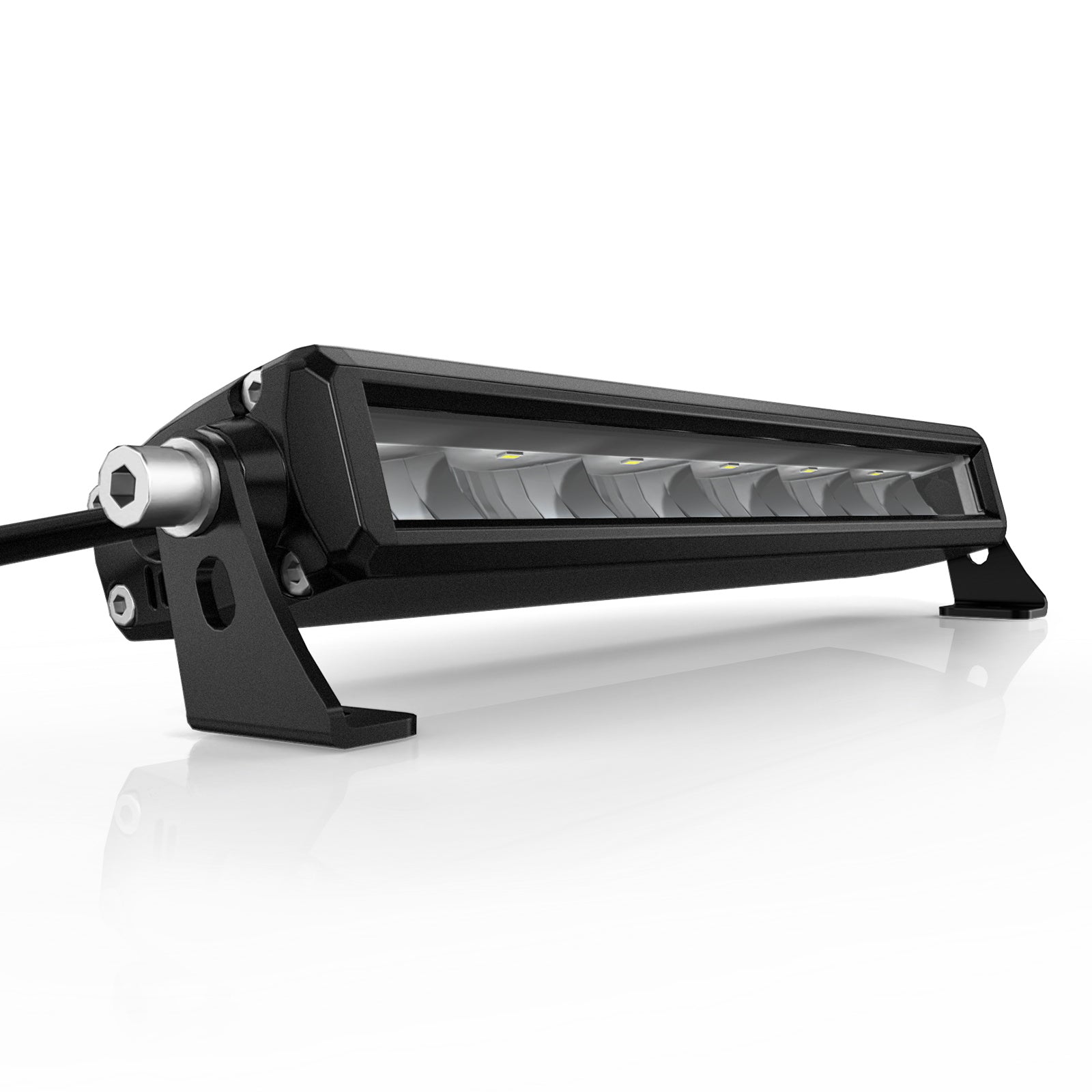 Rock Series 8-52 Inch Single Row LED Off-Road Light Bar High Power with Bracket