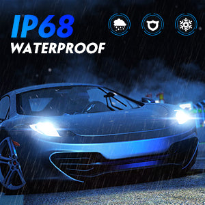 2013-2018 Ford Focus Cutom-Fit LED Bulbs H11 H1 Halogen Replacement 4 Bulbs - NOVSIGHT