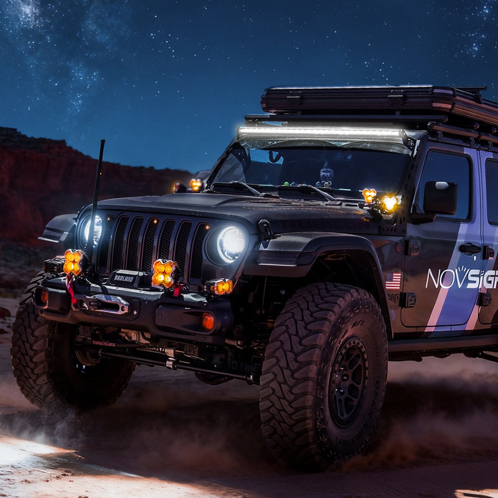 BFCM 2025 Flash Sale - HALO Series 3-inch LED Pod Lights with 40-inch 50-inch LED Light Bar White Light Kit Bundle - Members Only