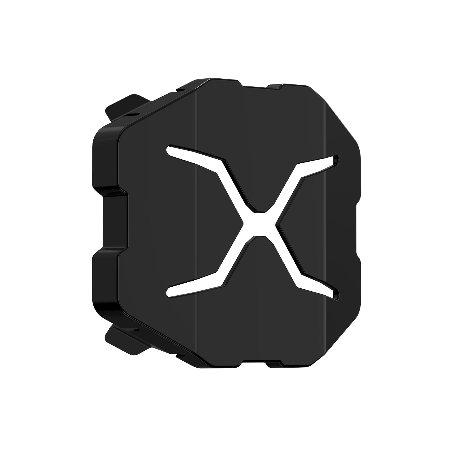 X Series 4-inch LED Pod Light Black Amber Shield Cover (2pcs/Set) - NOVSIGHT