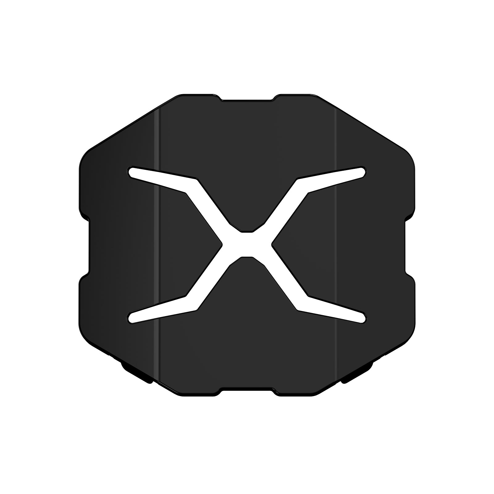 X Series 4-inch LED Pod Light Black Amber Shield Cover (2pcs/Set) - NOVSIGHT