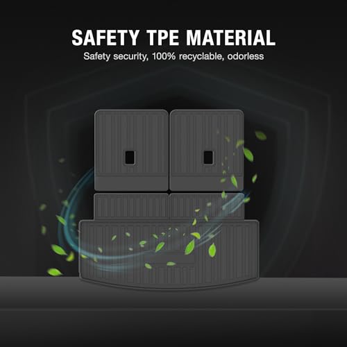 Ford Explorer 2020-2022 6&7 Seats Floor Truck Backrest Mats Fit 3 Row Cargo TPE Liners - NOVSIGHT