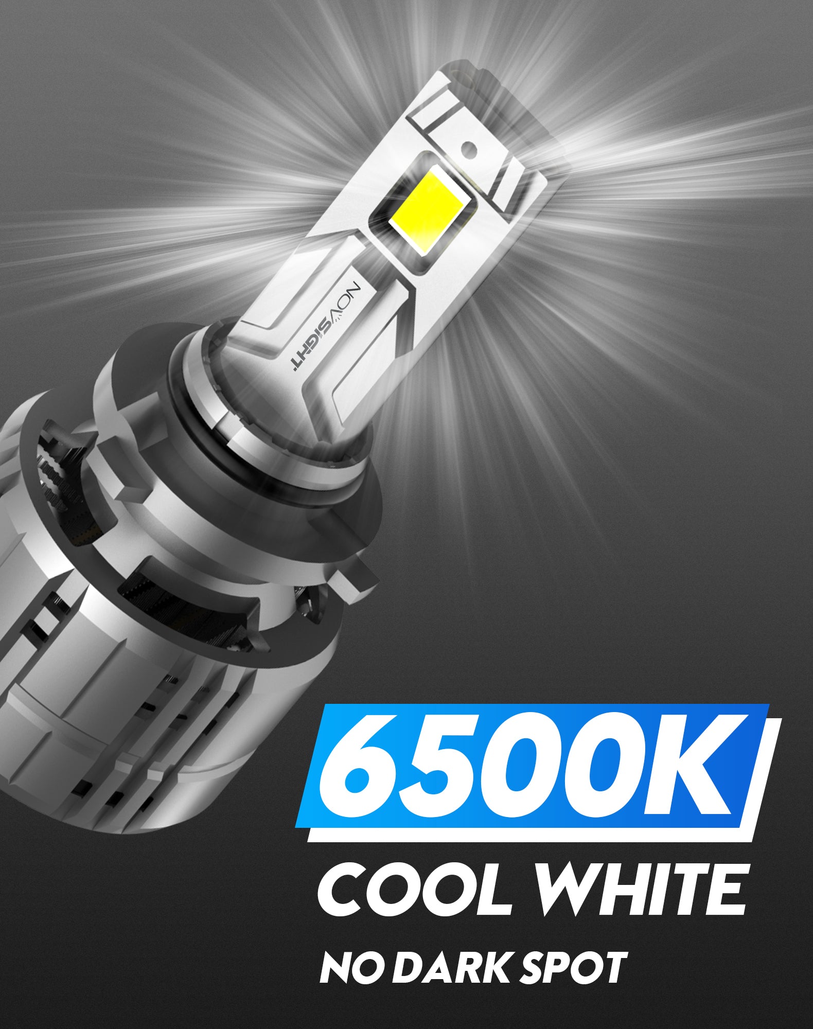 2014-2015 Chevrolet Suburban Custom-Fit LED Headlight Bulbs H11 9005 Conversion Kits 4 Bulbs - NOVSIGHT