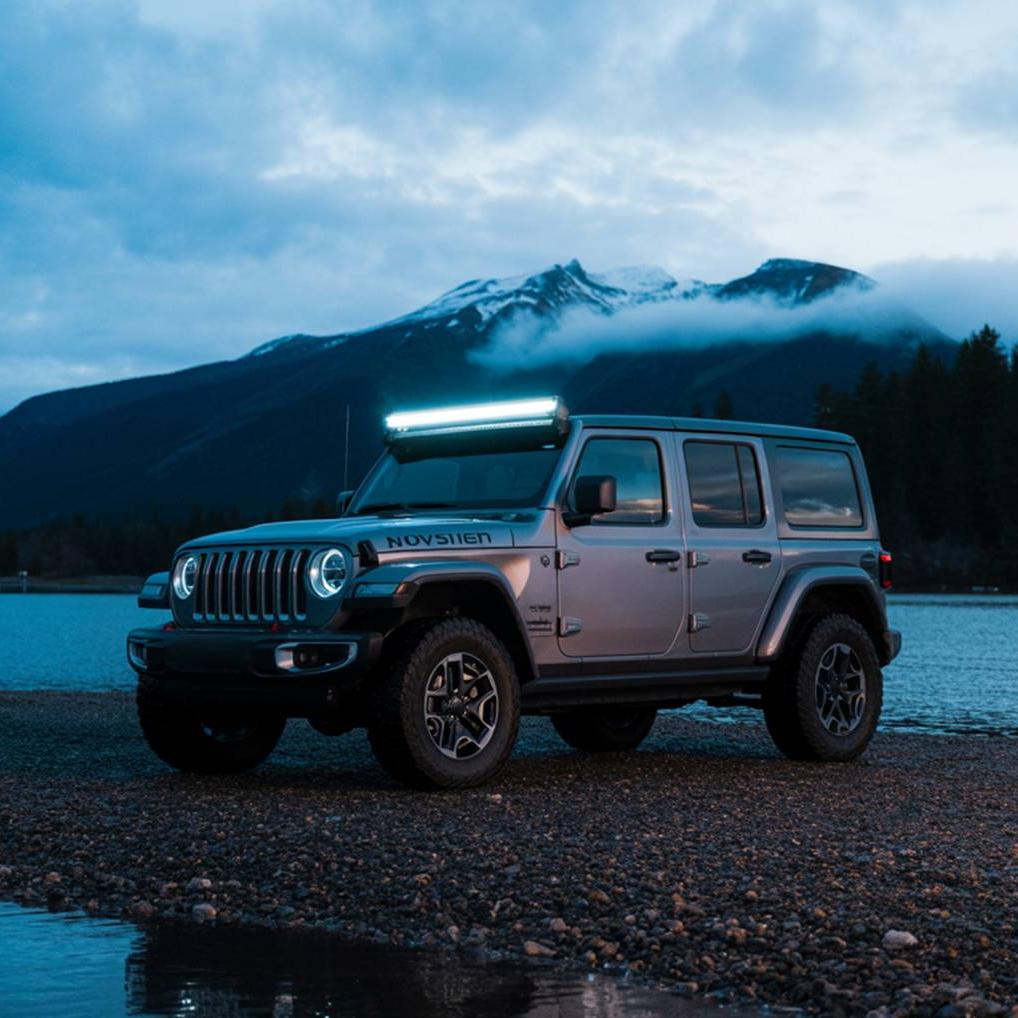 Christmas Flash Sale - Rock Series 52-inch LED Pod Light Bar White and Amber Light - USA Members Only