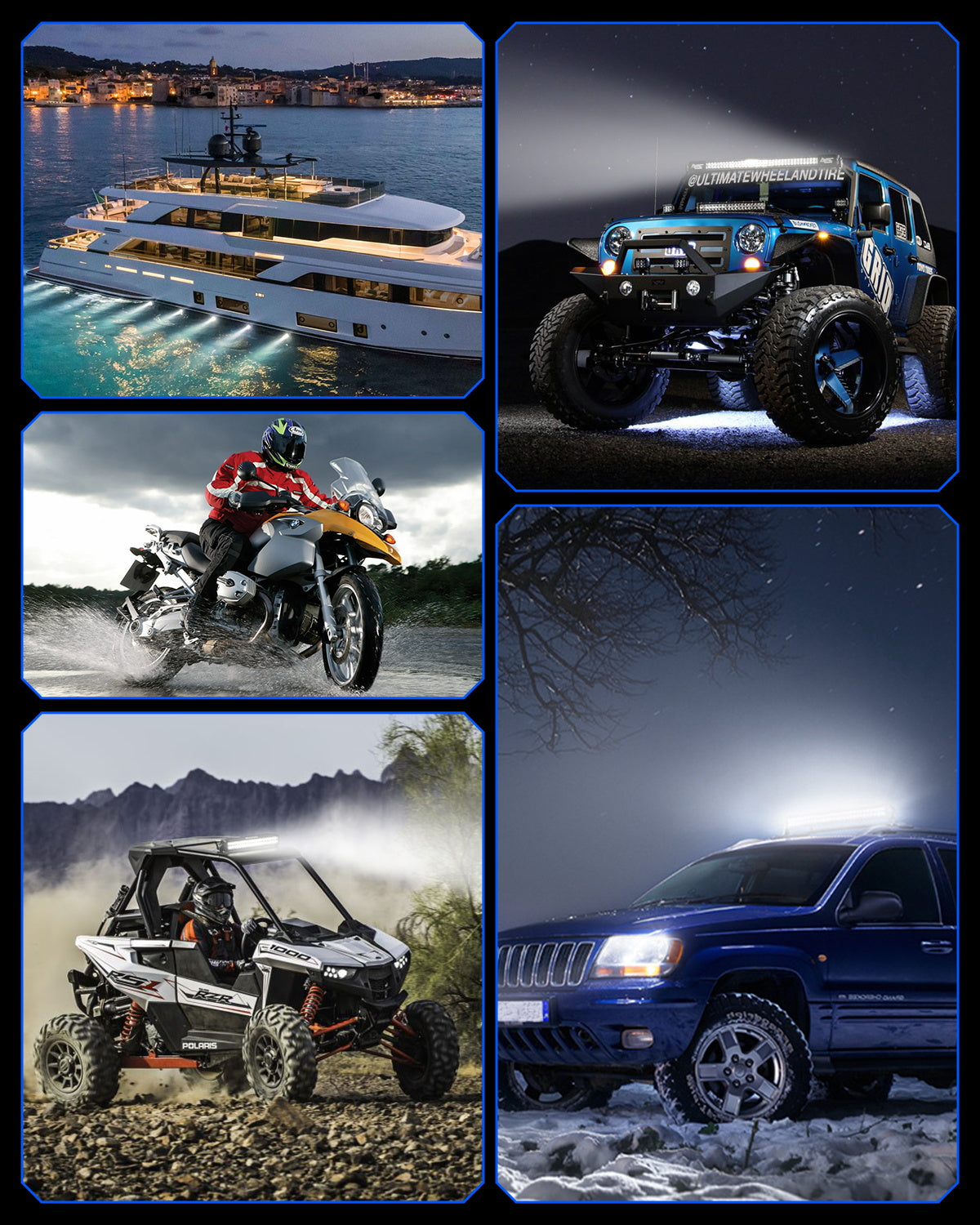 Off Road LED Light Bar 50 Inch Single Row High Power Driving Beam - NOVSIGHT