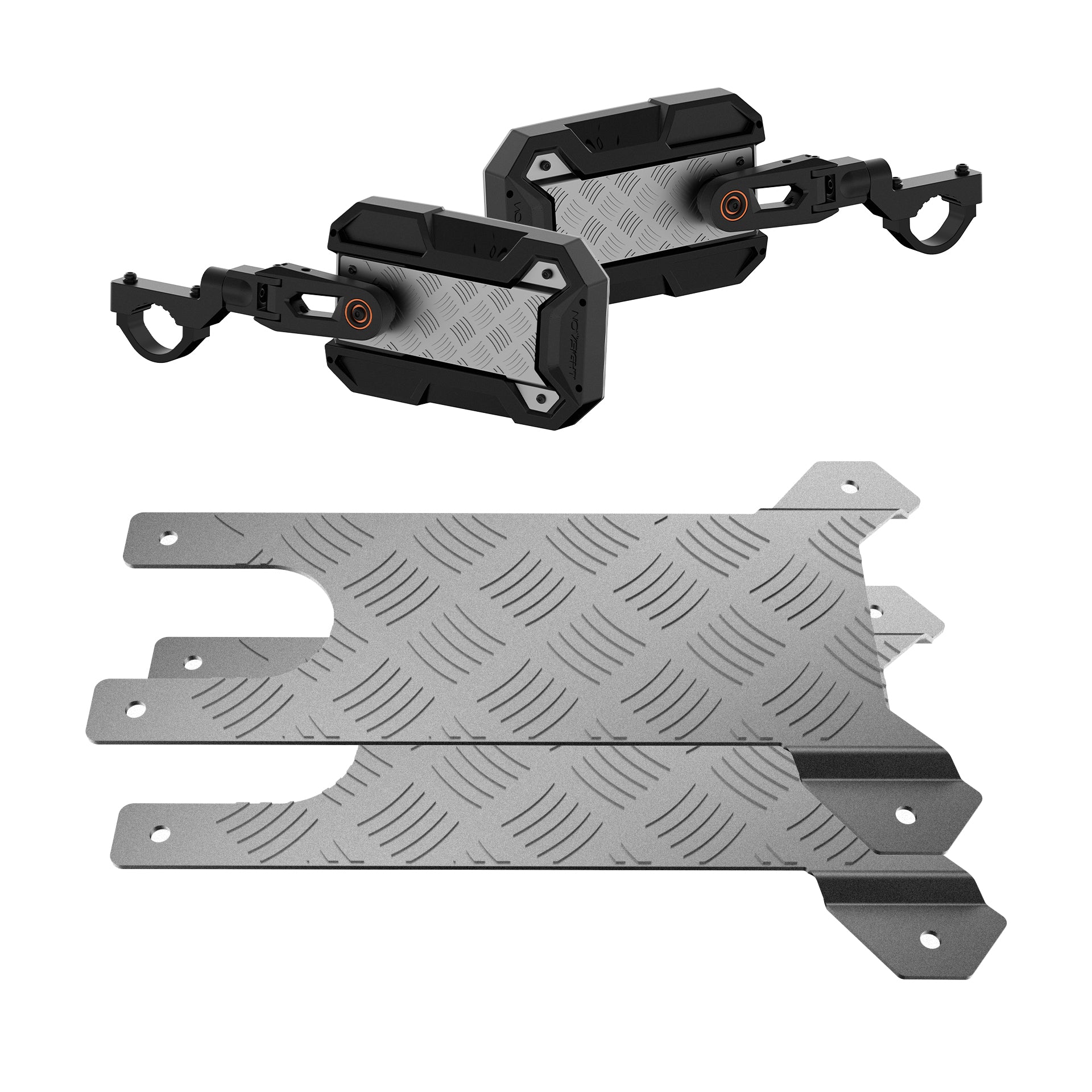 9-inch UTV Side Mirrors Universal Fit 1.5" to 2" Roll Cage - NOVSIGHT