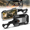 9-inch UTV Side Mirrors Universal Fit 1.5" to 2" Roll Cage - NOVSIGHT