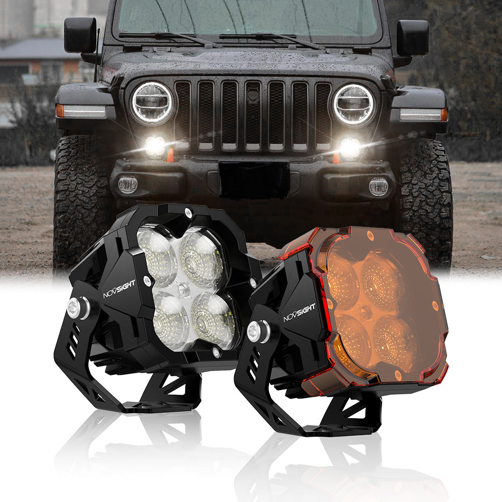 CYBER Series | 3 Inch Cube LED Pods Off-road Auxiliary Flood Light Dit CYBER Series | 3 Inch Cube LED Pods Off-road Auxiliary Flood Light Dit