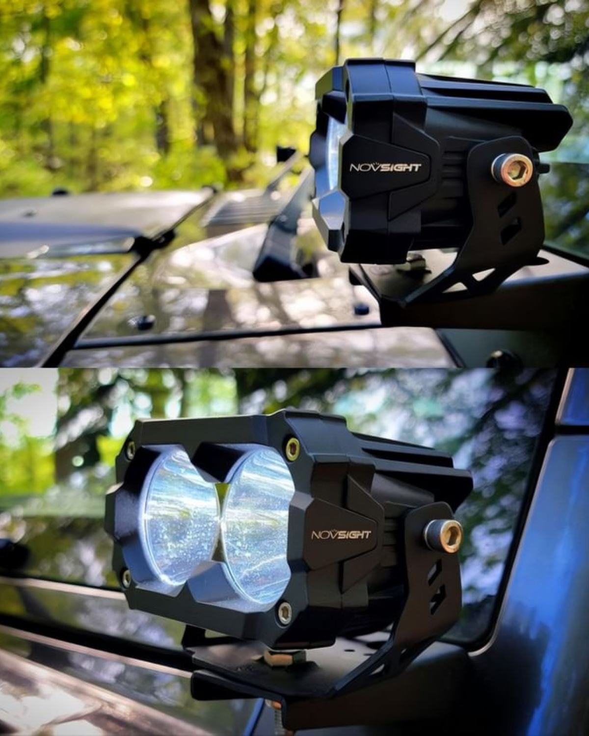 CYBER 1 Series | LED Pod light Off-Road LED light Amber Pod light 3 inch 4 inch - NOVSIGHT