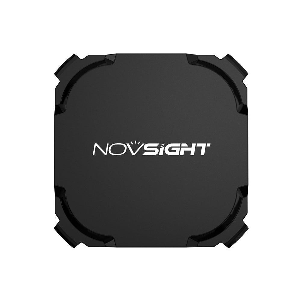Cubierta protectora ámbar negra con luz LED CYBER de 3 pulgadas (2 unidades por juego)