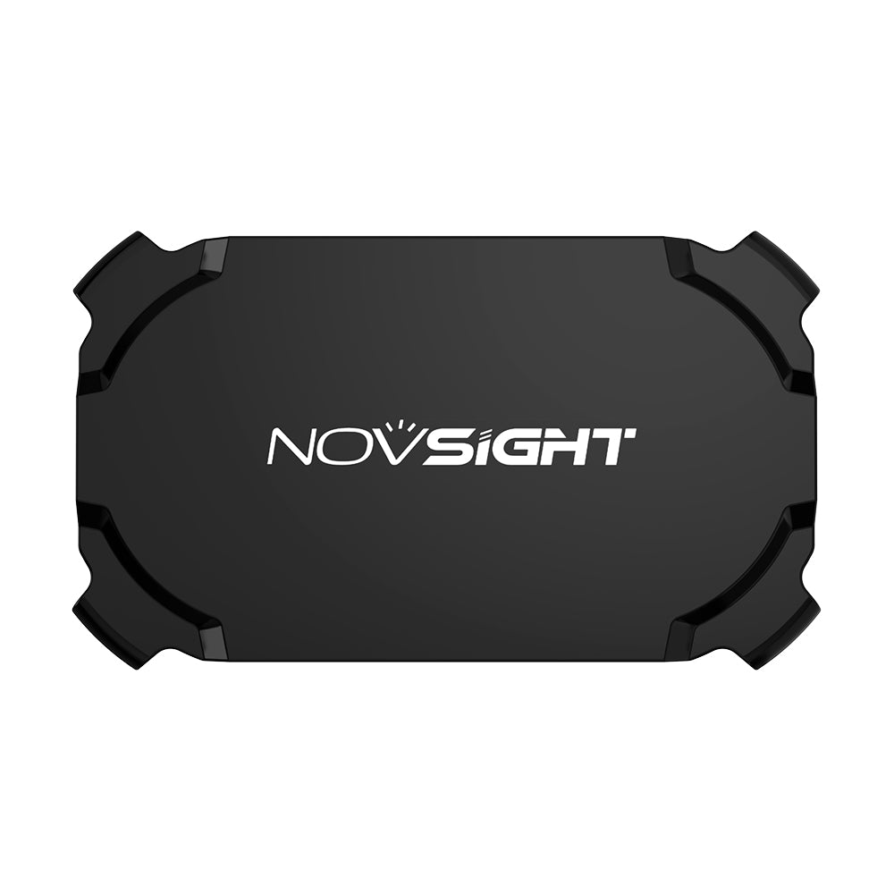 CYBER 4,5-Zoll-LED-Pod-Licht, schwarze und gelbe Schildabdeckung (2 Stück/Set)