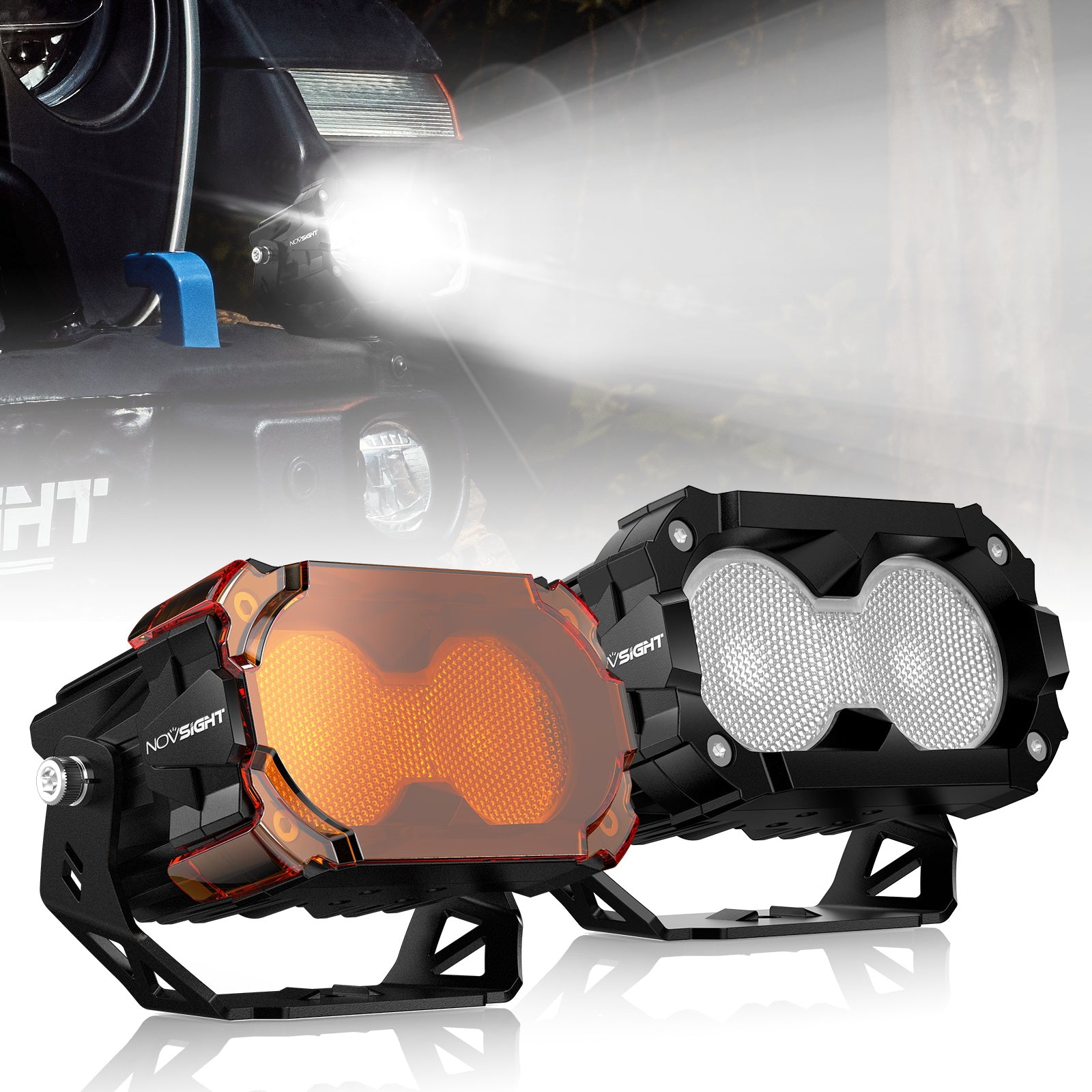 CYBER Series | 4.5 Inch LED Pod Lights - NOVSIGHT