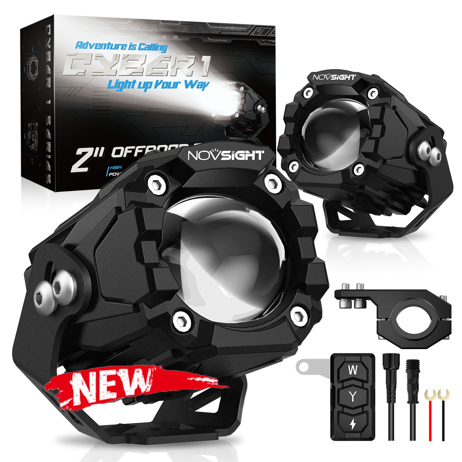 CYBER 1 Series | 2 Inch LED Pods Off-road Motorcycle UTV ATV Driving Lights