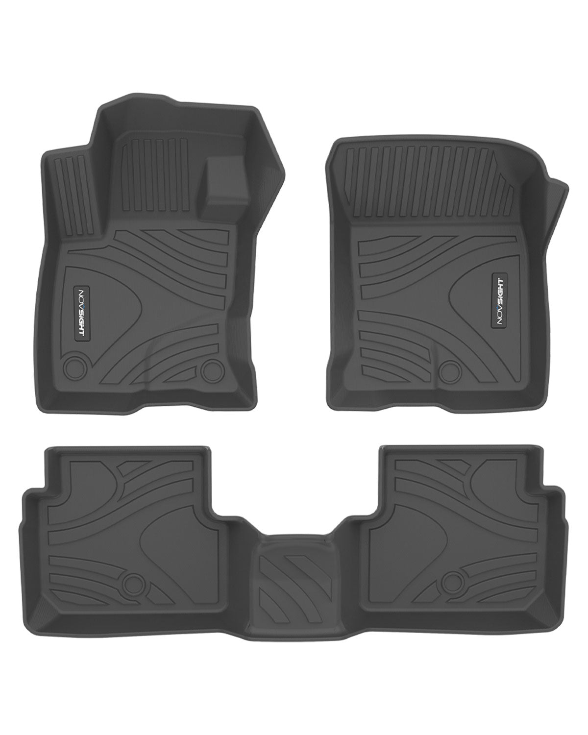 Ford Bronco Sport 2021 2022 2023 Custom Fit TPE Floor Mats 1st & 2nd Row Full Set Car Liners