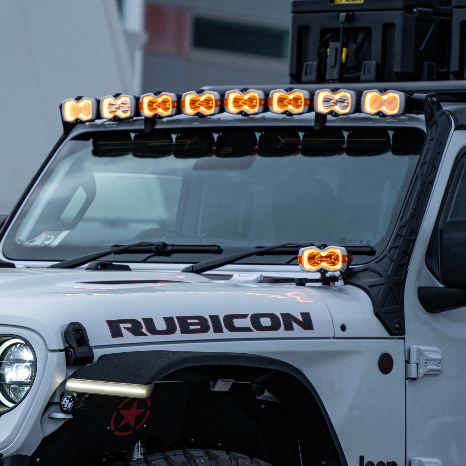 HALO Series 4.5-inch Pod Lights Combined LED Light Bar - NOVSIGHT