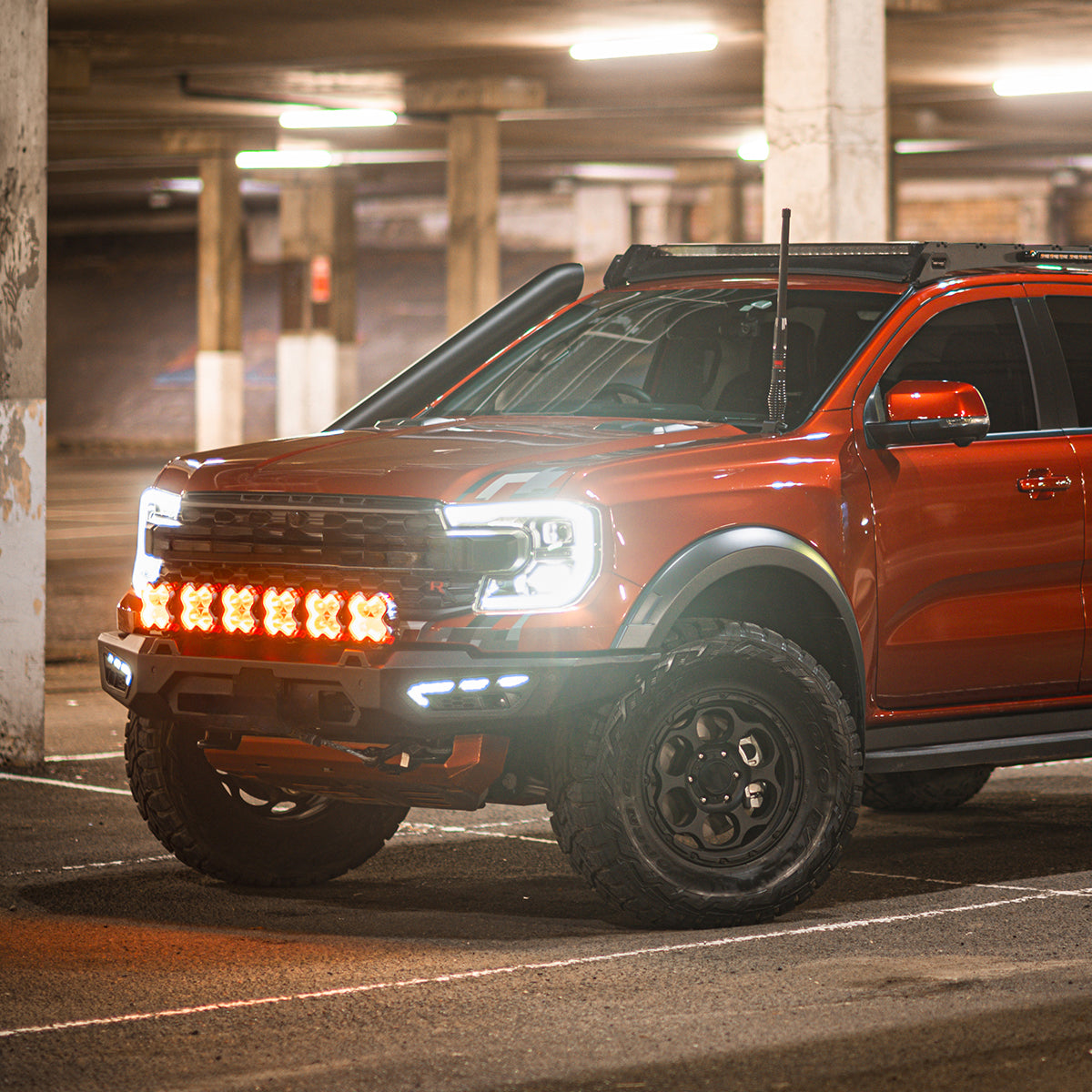 Halo Series 6-inch LED Pod Lights Kit for Ford Raptor Ford F150 F250 F350 - NOVSIGHT