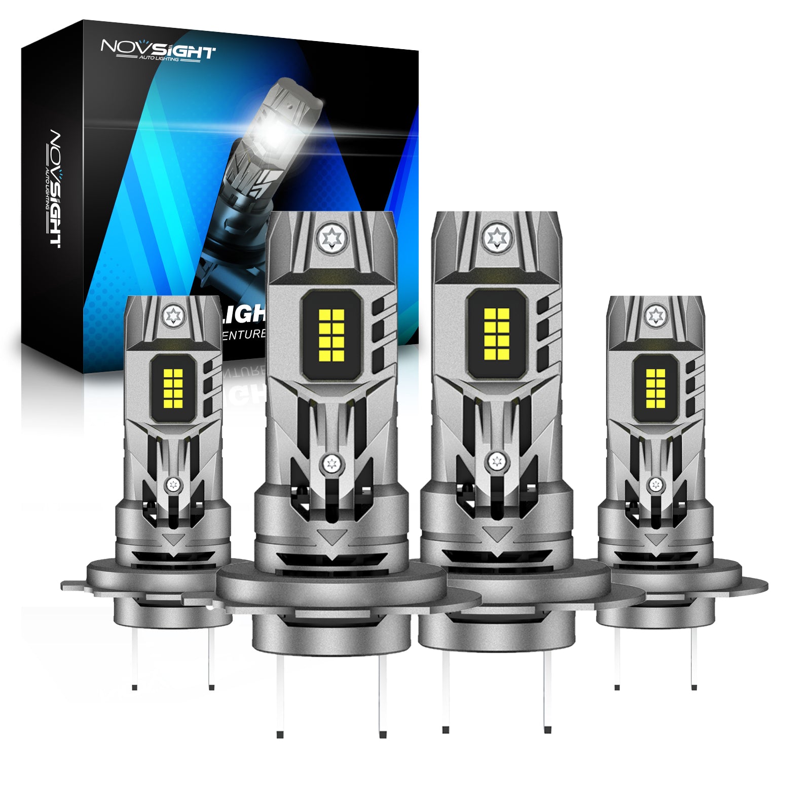2003-2006 Hyundai Tiburon LED-Glühbirne H7 Upgrade Halogen-Vorwärtsbeleuchtung Plug and Play 55 W 6500 K | 4 Glühbirnen