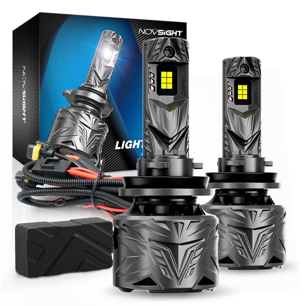 N70 Series | H4 H7 H11 H13 9004 9005 9006 9007 9012 LED Bulbs Super Bright Headlights 240W 50000LM 6500K White | 2 Bulbs
