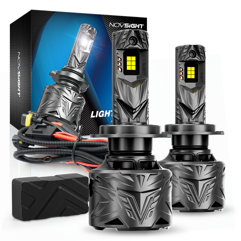 N70 Series | H7 LED Bulbs Super Bright Headlights 240W 50000LM 6500K White | 2 Bulbs
