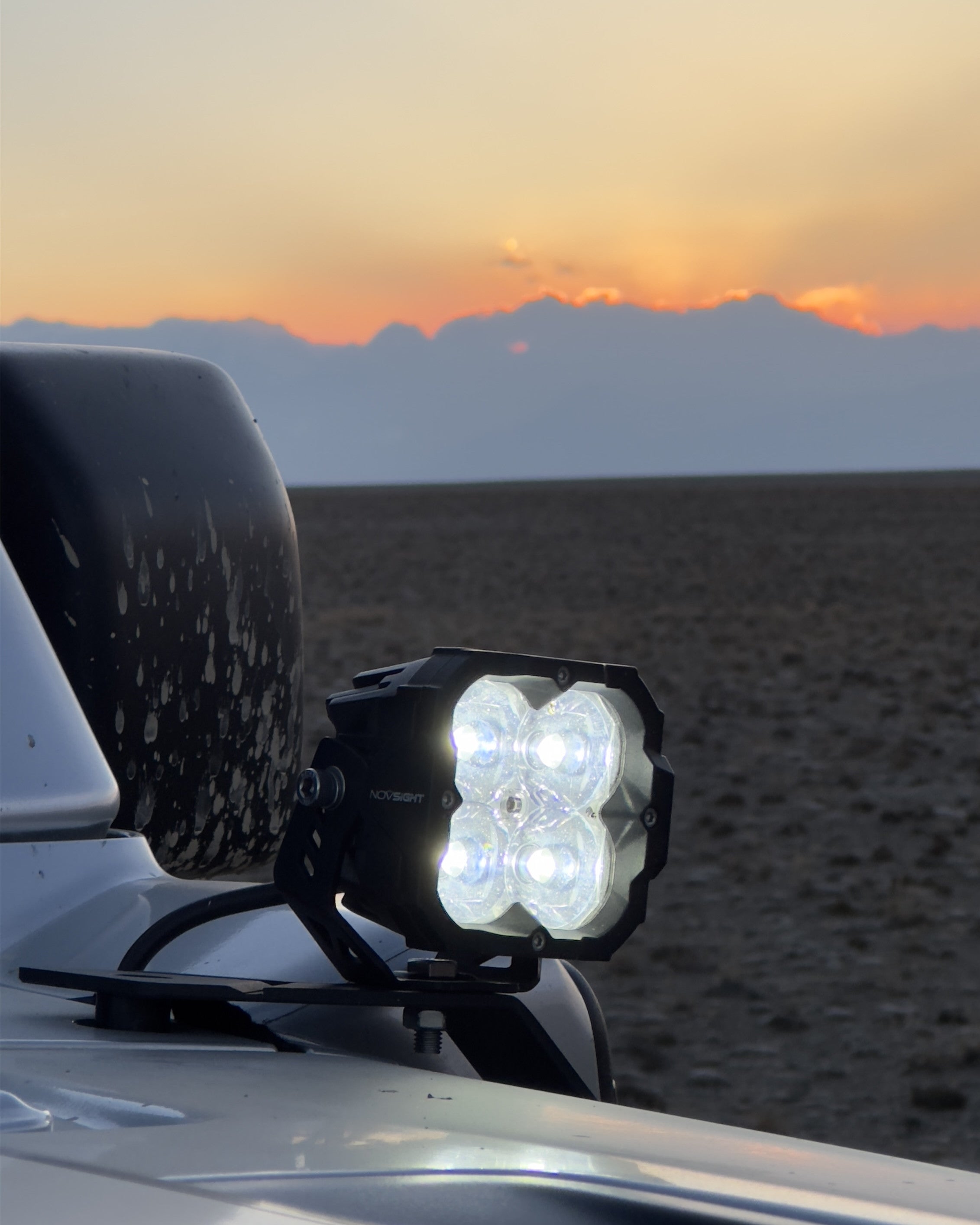 CYBER 1 Series | 3 Inch Cube LED Pods Off-road Auxiliary Flood Light Ditch LED Light - NOVSIGHT