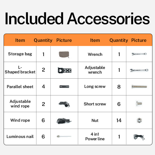Novsight 270 Degree Car Side Awning Left & Right
