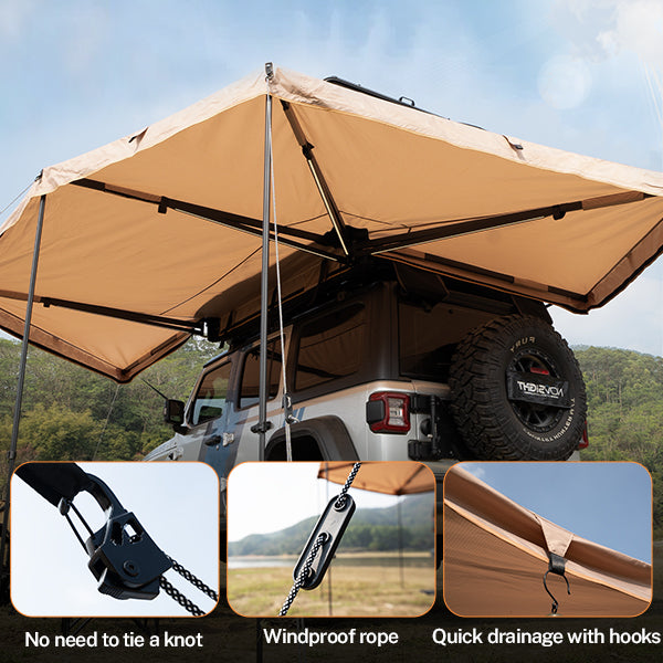 Novsight 270 Degree Car Side Awning Left & Right