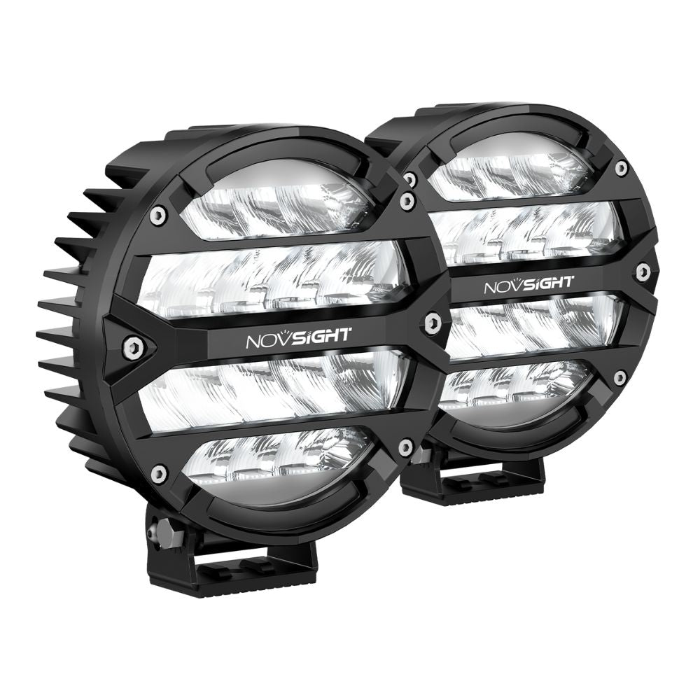 Rock Series | 7-inch LED Pod Round Light Spotlights - NOVSIGHT