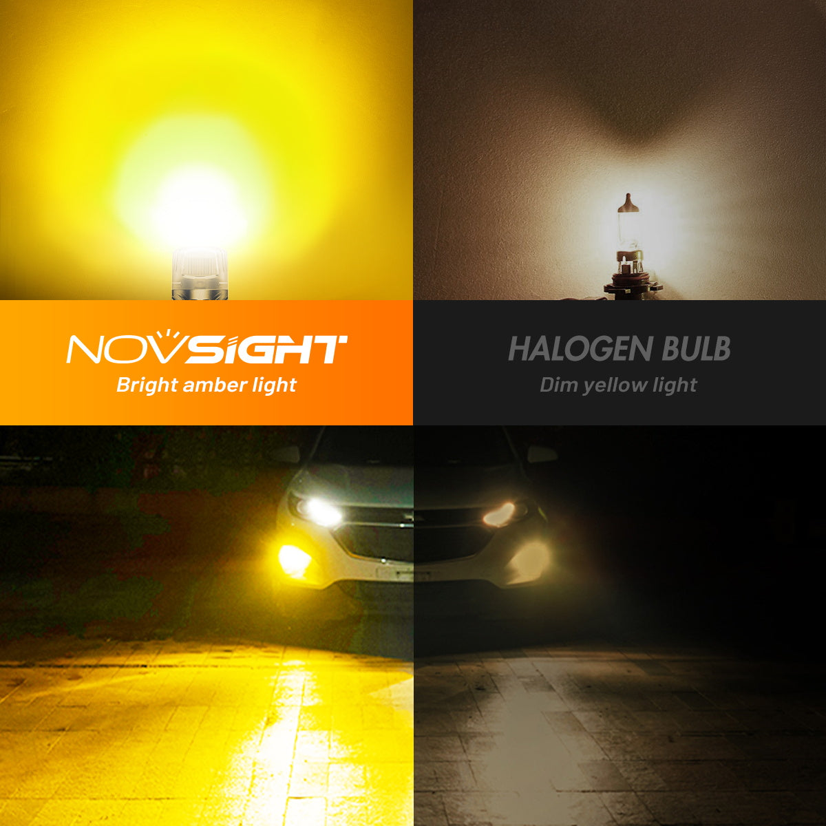 1156 150°BAU15S PY21W BAW15S PR21W LED Bulbs for Rear Front Turn Signal Lights - Yellow