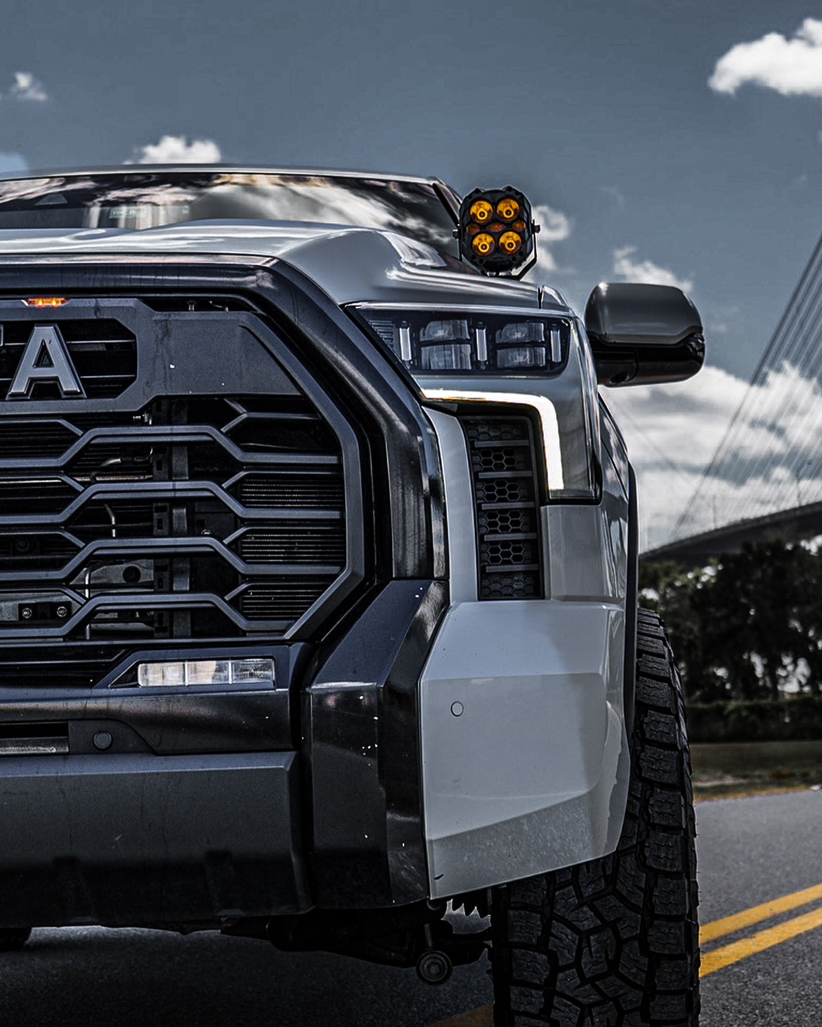 CYBER Series 6-inch LED Pod Lights Kit for Toyota Tundra