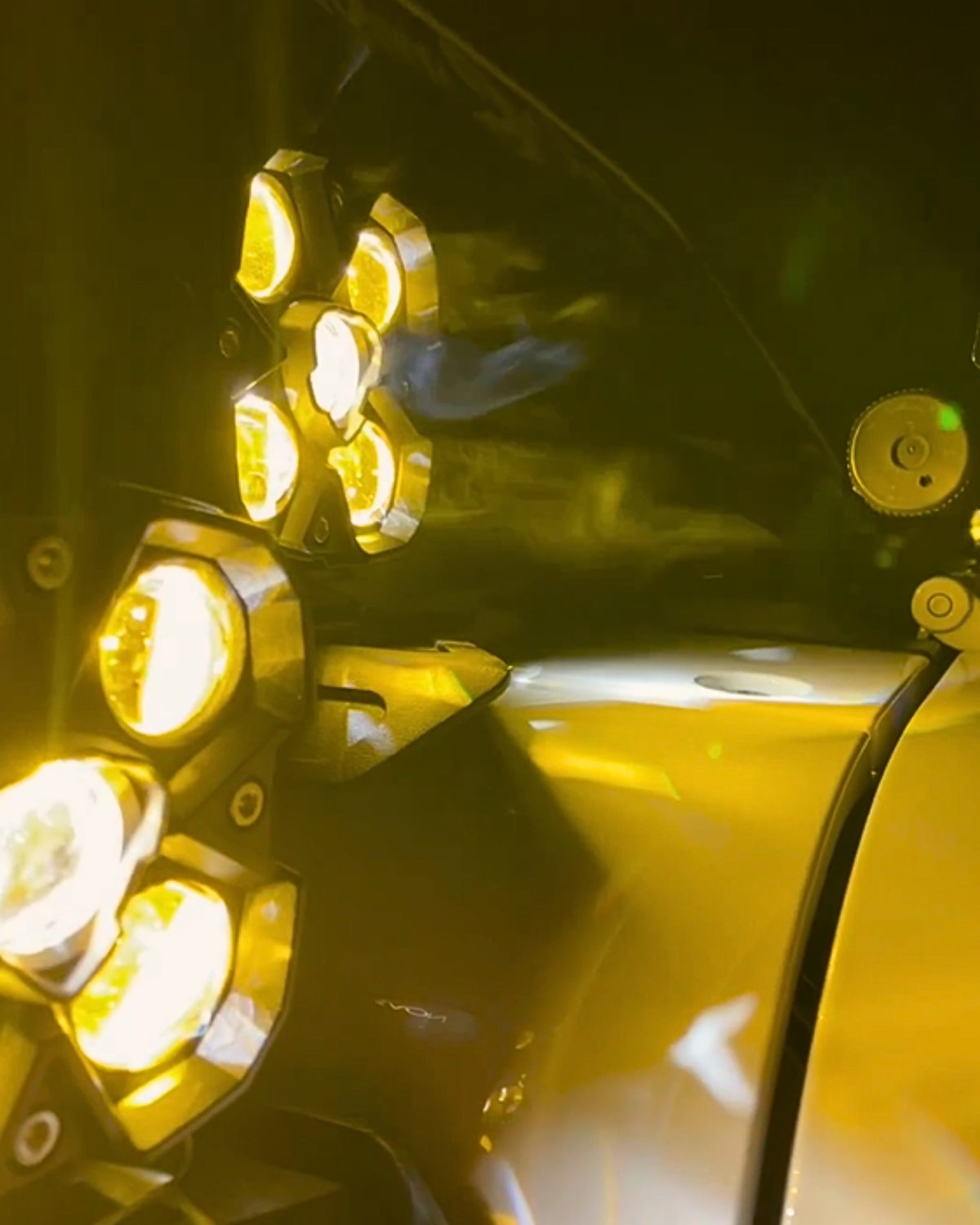 CYBER 1 Series | 4 Inch Off-road LED Pods Driving Light Yellow and White with Dual Beam Modes Driving and Spot - NOVSIGHT