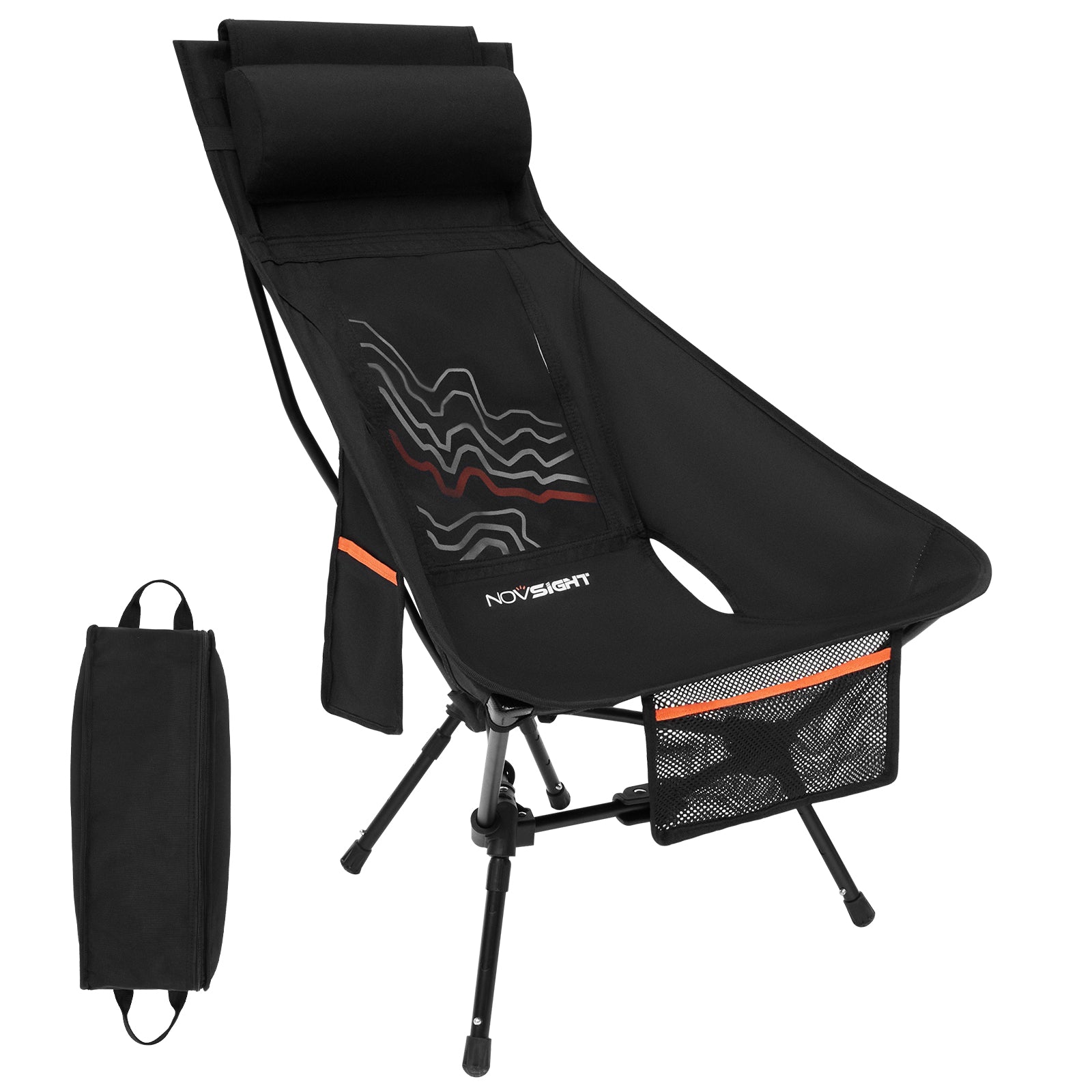 Rove Series | Camping Chair Foldable Contour Pattern 1PC/Set