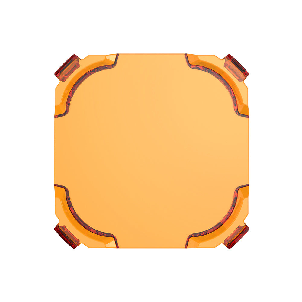 CYBER 3-inch LED Pod Light Black Amber Shield Cover (2pcs/Set) - NOVSIGHT