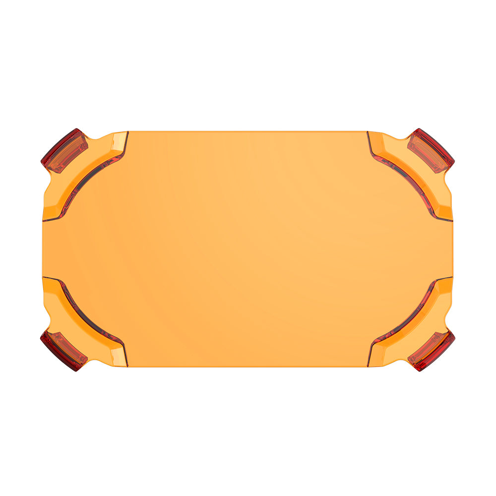 CYBER 4.5-inch LED Pod Light Black Amber Shield Cover (2pcs/Set) - NOVSIGHT