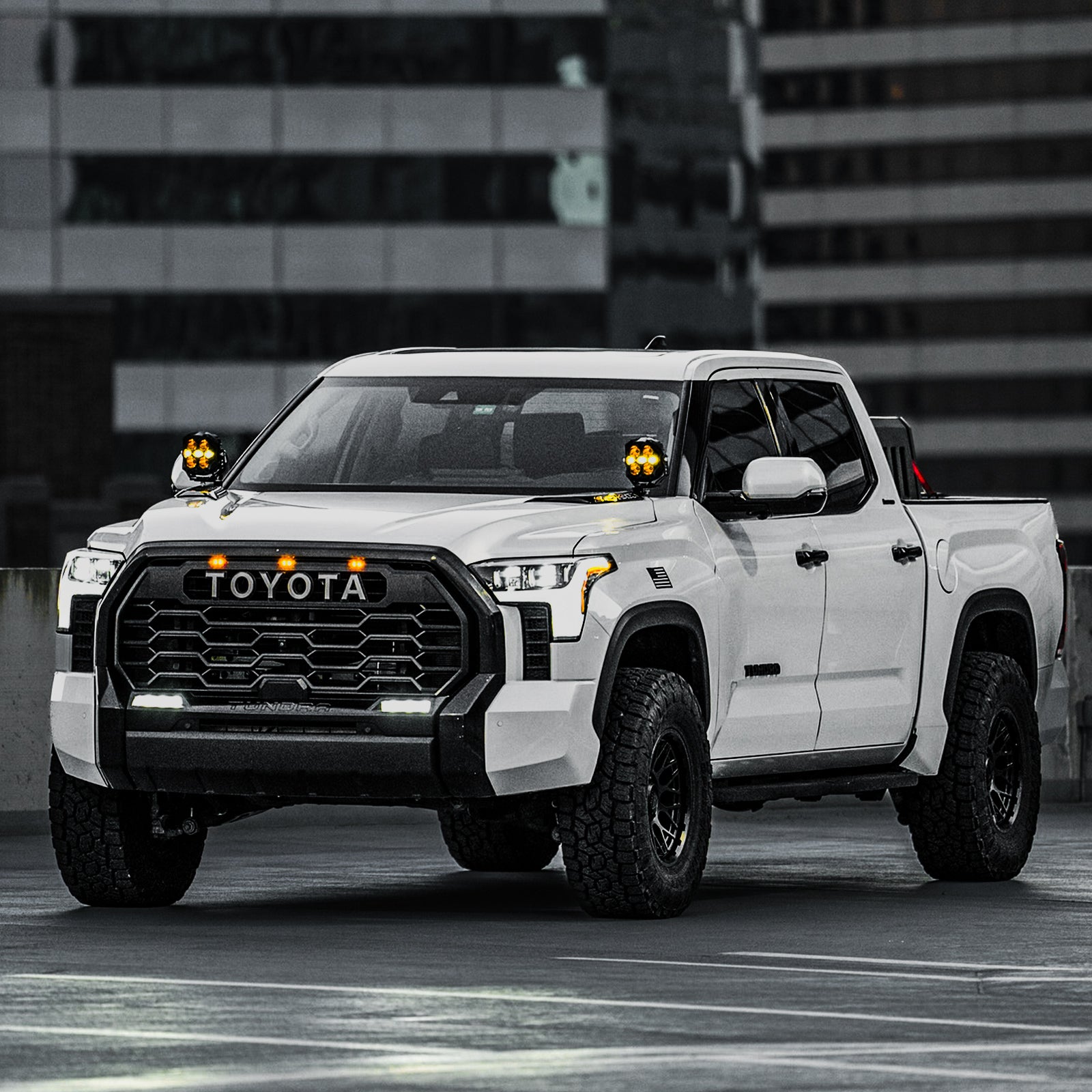 CYBER Series 6-inch LED Pod Lights Kit for Toyota Tundra - NOVSIGHT