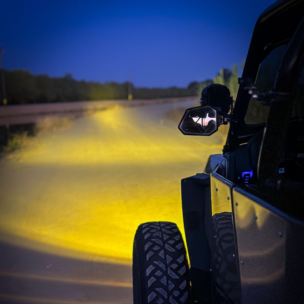 CYBER Series 6-inch LED Pod Lights Kit for UTV - NOVSIGHT