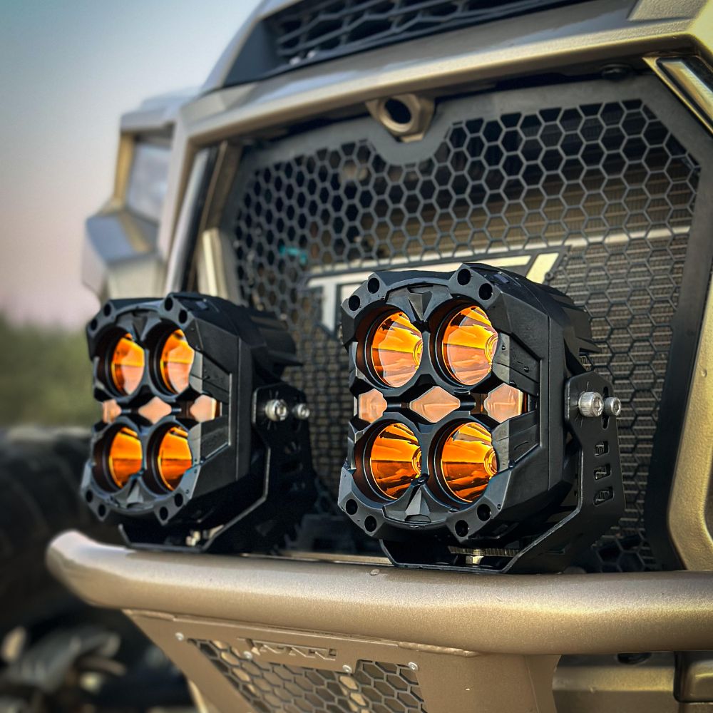 CYBER Series 6-inch LED Pod Lights Kit for UTV - NOVSIGHT