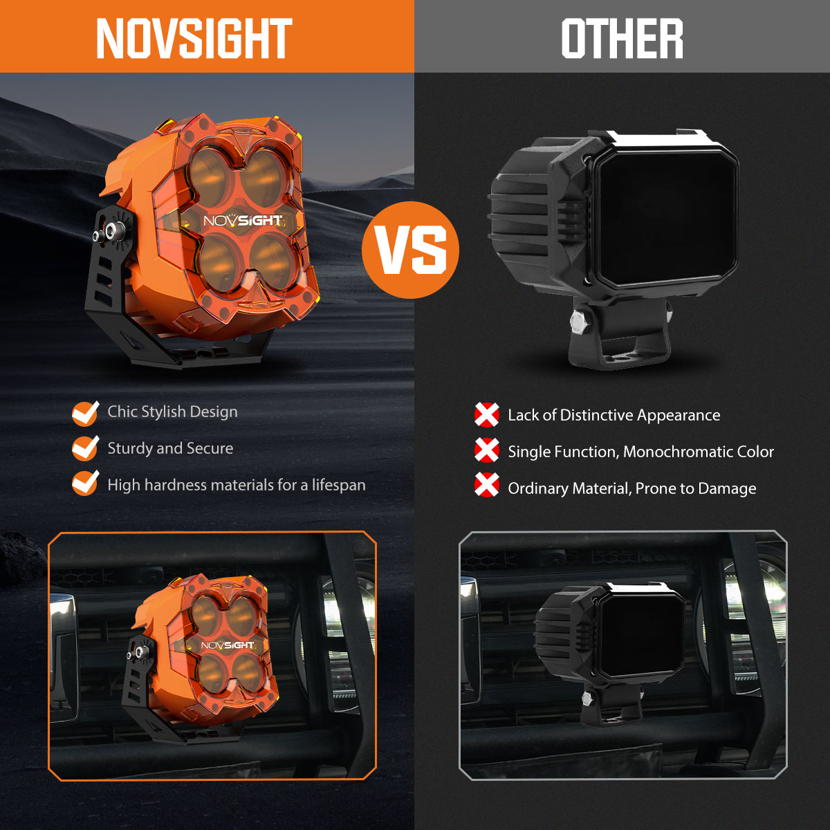 CYBER 1 Series | 6-inch LED Pod Lights