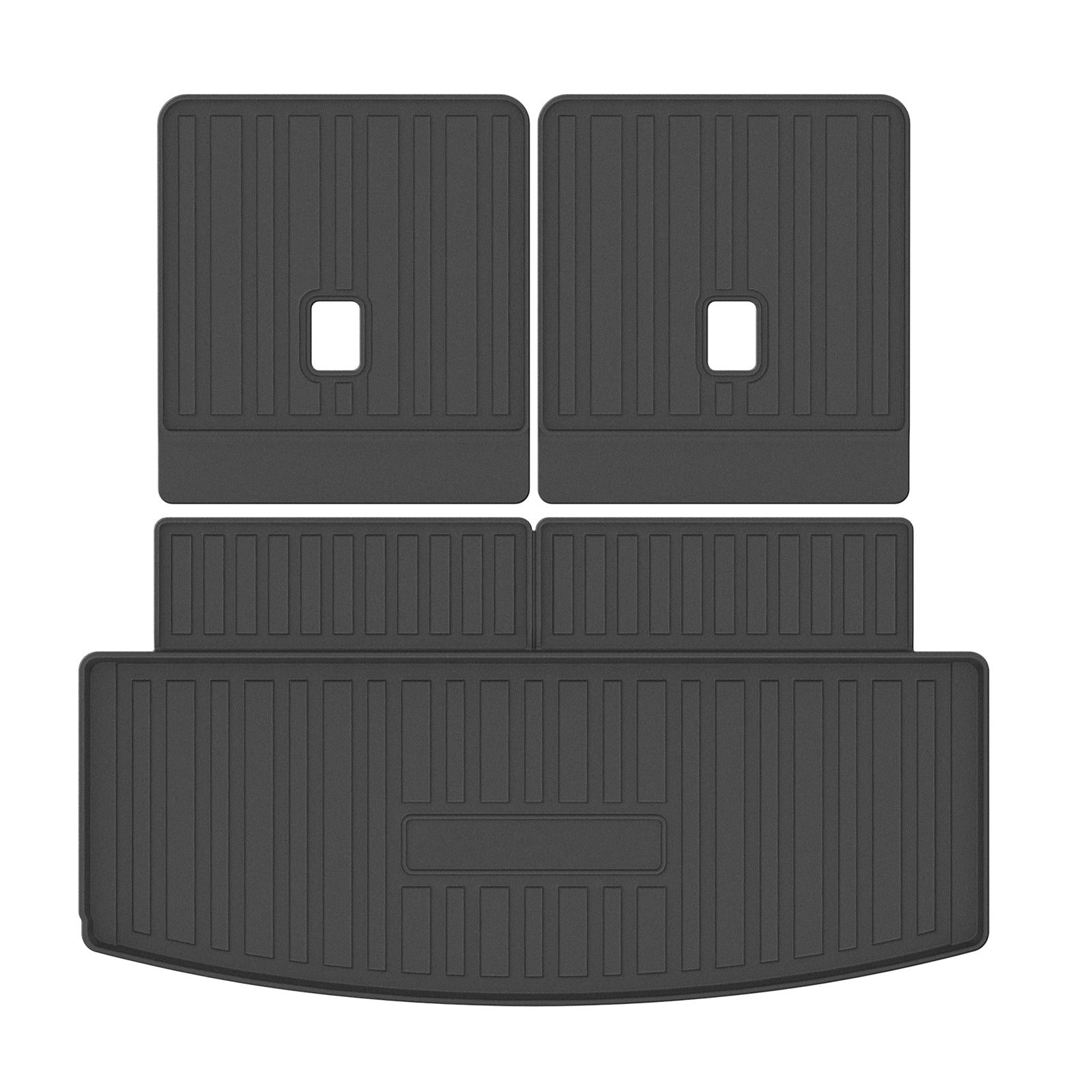 Ford Explorer 2020-2022 6&7 Seats Floor Truck Backrest Mats Fit 3 Row Cargo TPE Liners - NOVSIGHT