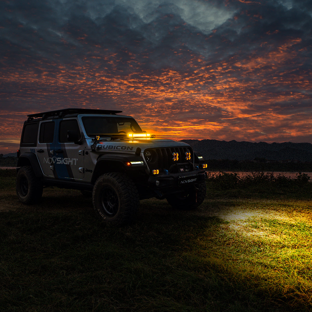 HALO-Serie 6" LED-Pods mit DRL 66 W Twin Light Kit System, Paar