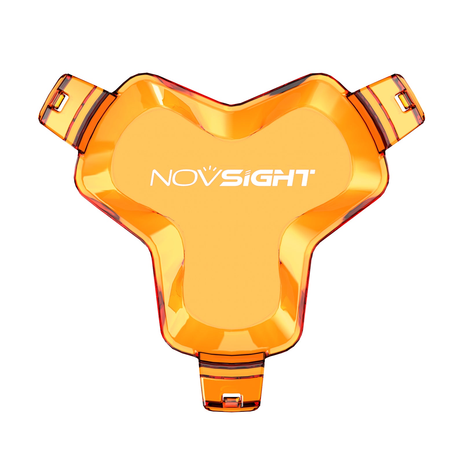 HALO 3-inch LED Pod Light Black Amber Shield Cover (2pcs/Set) - NOVSIGHT