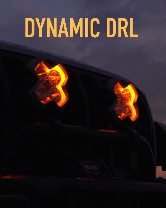 HALO Pro Series 6" LED Pod Lights with Dynamic DRL Modes - NOVSIGHT