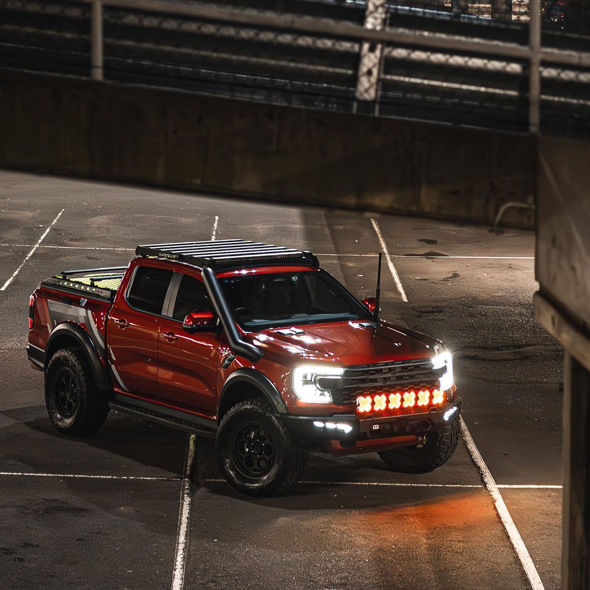 Halo Series 6-inch LED Pod Lights Kit for Ford Raptor Ford F150 F250 F350 - NOVSIGHT