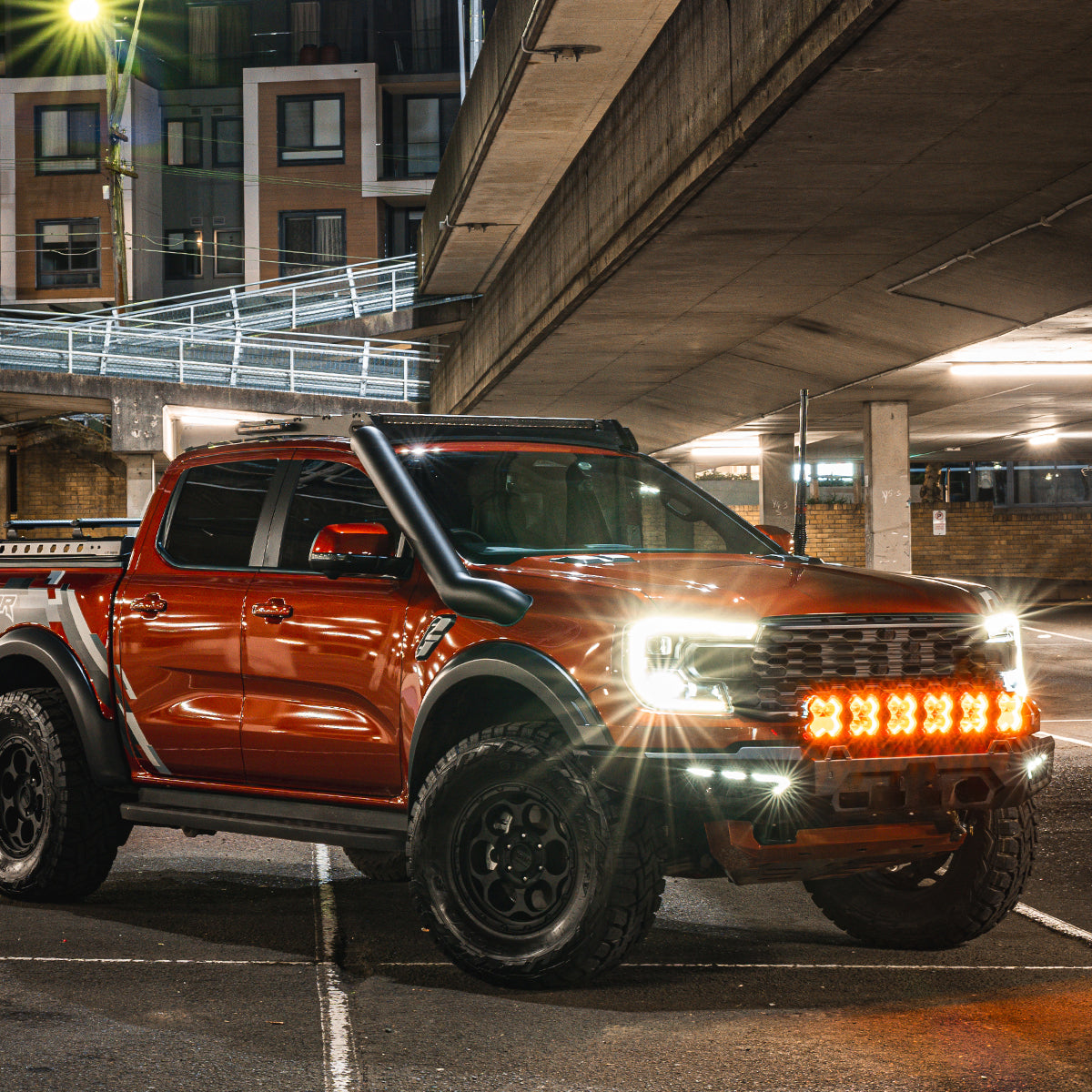 Halo Series 6-inch LED Pod Lights Kit for Ford Raptor Ford F150 F250 F350 - NOVSIGHT