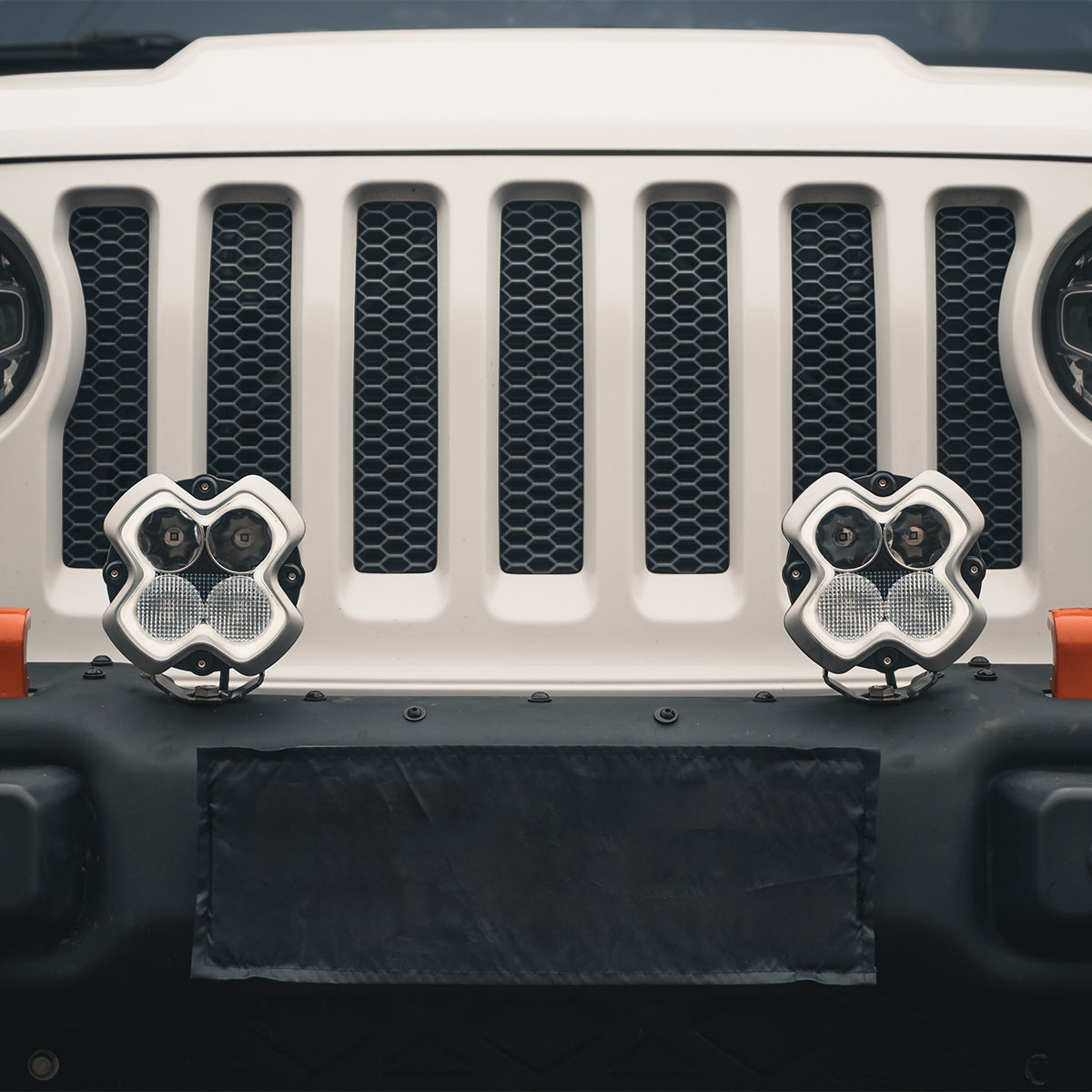 Halo Series 6-inch LED Pod Lights Kit for Jeep Wrangler Jeep Gladiator Jeep Mojave - NOVSIGHT