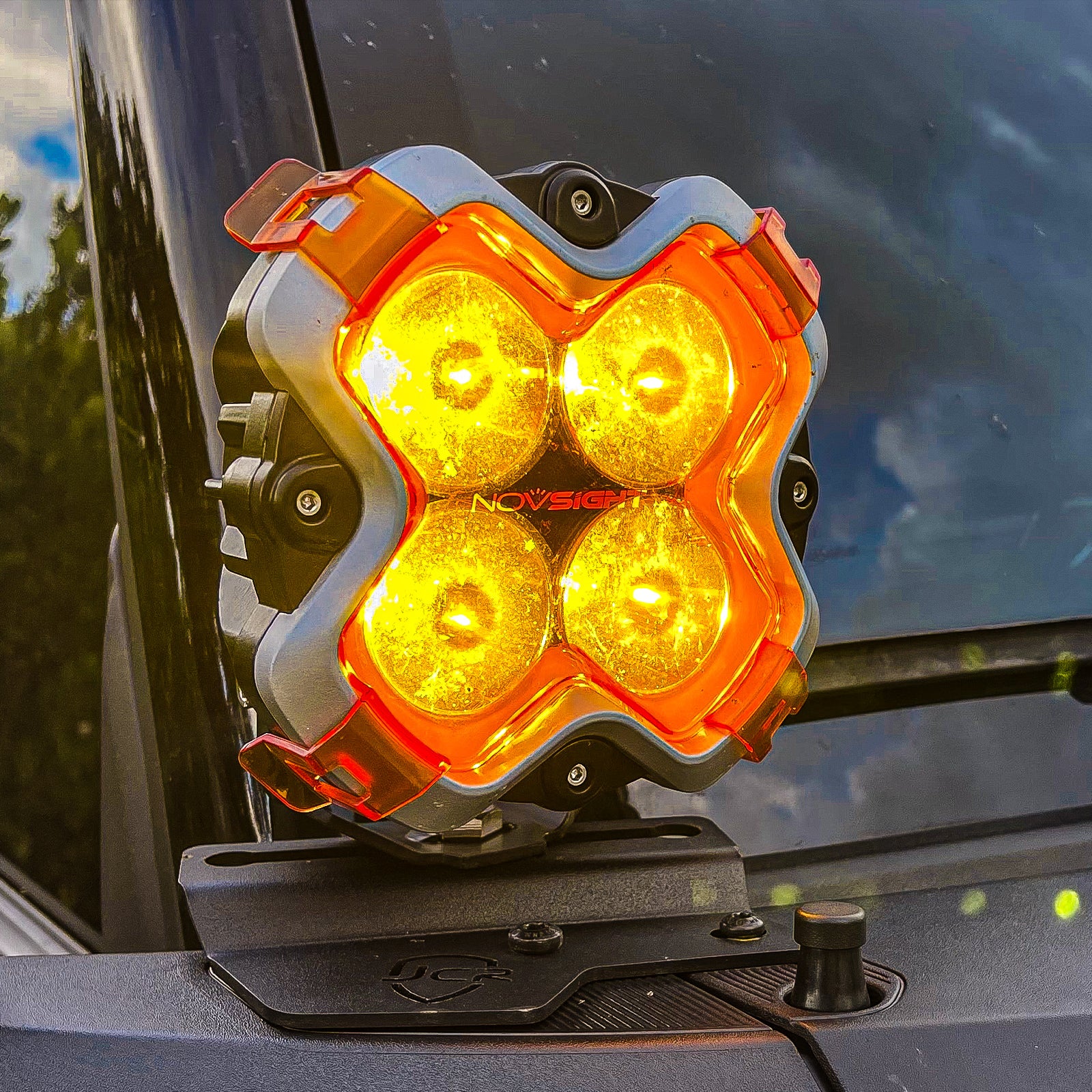 Halo Series Off-road LED Pod Lights Kit for Ford Bronco - NOVSIGHT