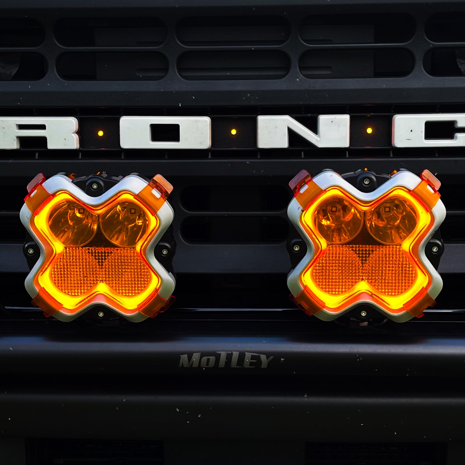 Halo Series Off-road LED Pod Lights Kit for Ford Bronco - NOVSIGHT