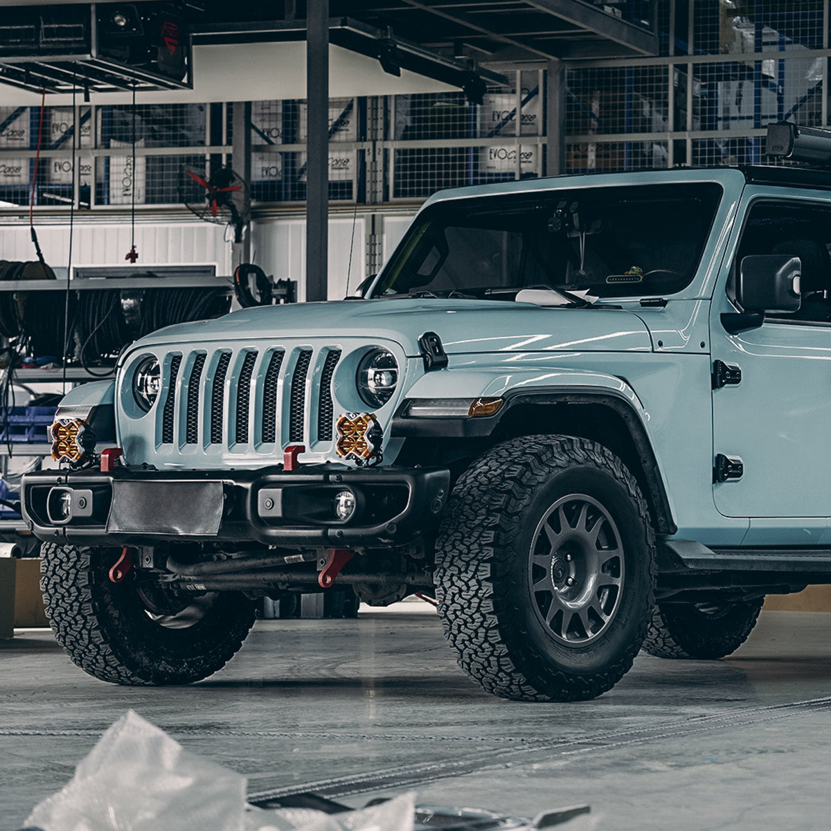 Halo Series 6-inch LED Pod Lights Kit for Jeep Wrangler Jeep Gladiator Jeep Mojave - NOVSIGHT