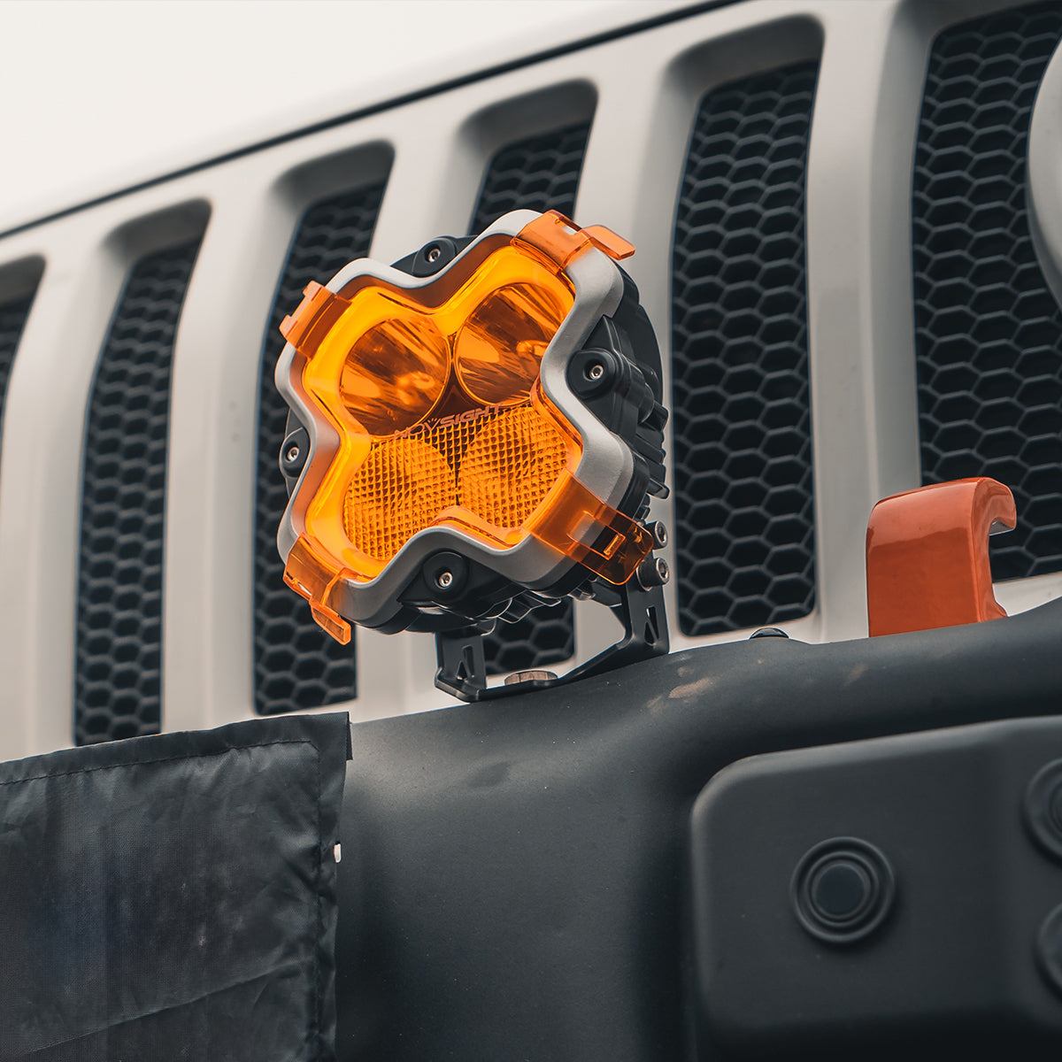 Halo Series 6-inch LED Pod Lights Kit for Jeep Wrangler Jeep Gladiator Jeep Mojave