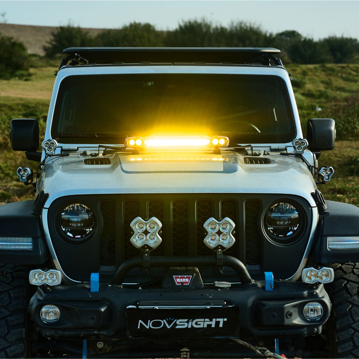 HALO-Serie 6" LED-Pods mit DRL 66 W Twin Light Kit System, Paar